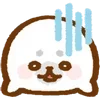 Sticker 😰 fluffy baby seal  ♡  @ririmoji
by natsumi (line)