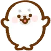 Sticker 💃 fluffy baby seal  ♡  @ririmoji
by natsumi (line)