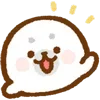 Video sticker 👋 fluffy baby seal  ...