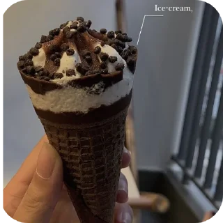 Telegram sticker 🍨 Foodie girlll khushi :) 💗