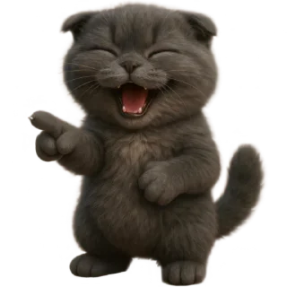 Telegram sticker 🤣 Котик Нонг-Дум @Nyasticks