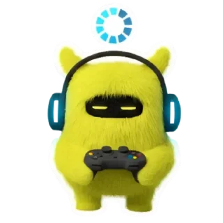 Telegram sticker 🎮 decibull_frostico