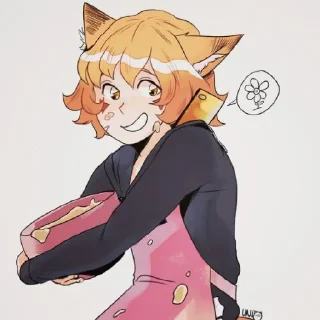 Telegram sticker 😼 ren