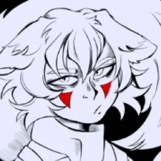 Telegram sticker 😾 ren