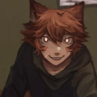 Telegram sticker 😸 ren