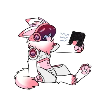 Telegram sticker 🔥 ISA Protogen