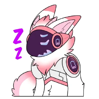 Telegram sticker 😴 ISA Protogen