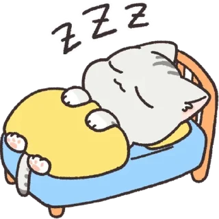 Телеграм стикер 💬 내 이름은 댕댕이, 고양이죠 By @KakaoEmoticon