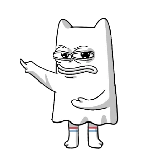 Sticker ☺️ Shiro - Tabi