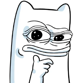 Telegram stiker 😌 Shiro - Tabi