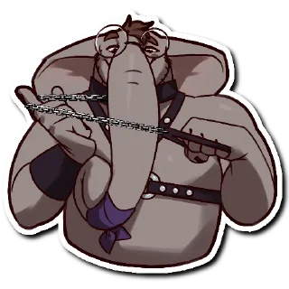 Video sticker ⛓️ Baron the Elephant