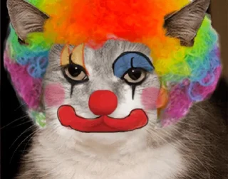 Telegram sticker 🤡 нахтигалька 2