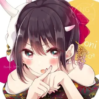 Telegram sticker 😊 Hiura Mihate