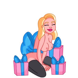 Telegram sticker 5️⃣ Голые @pornomemesy 👈🔞