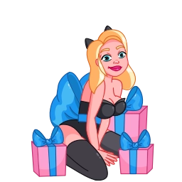 Telegram sticker ❤️ Голые @pornomemesy 👈🔞