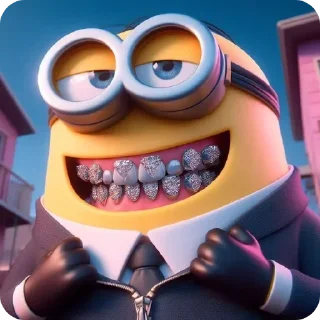 Video sticker 😇 Миньончики @VavuBot