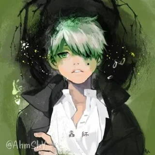 Sticker 💨 - ᗷY @ahMshY 𓉮 . Mushishi