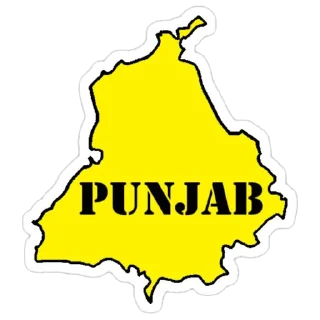 Telegram sticker 🗺 Punjab Map @PunjabiSticker