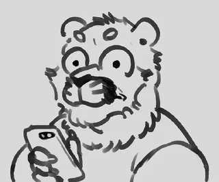Telegram sticker 👁 Zillo's a whore