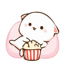 Telegram sticker 🍿 Peach & Goma @PeachLovesGoma