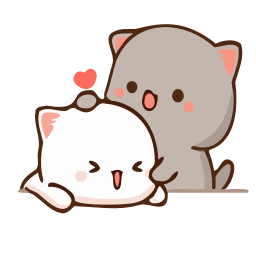 Telegram sticker 😘 Peach & Goma @PeachLovesGoma