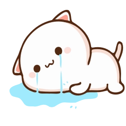 Telegram sticker 😭 Peach & Goma @PeachLovesGoma
