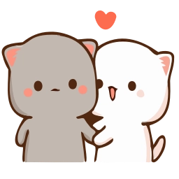 Telegram sticker ❤️ Peach & Goma @PeachLovesGoma