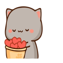 Telegram sticker ❤️ Peach & Goma @PeachLovesGoma