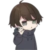 Sticker 🤏 Менхера-кун 6 @Nyasticks