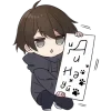 Sticker 🖕 Менхера-кун 6 @Nyasticks