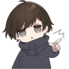 Sticker 🫵 Менхера-кун 6 @Nyasticks