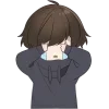 Sticker 😭 Менхера-кун 6 @Nyasticks