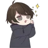 Sticker 😍 Менхера-кун 6 @Nyasticks