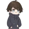 Sticker 🥺 Менхера-кун 6 @Nyasticks