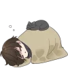 Sticker 😴 Менхера-кун 6 @Nyasticks