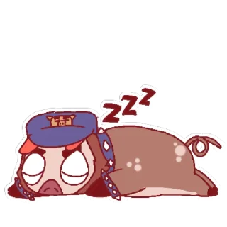 Telegram sticker 😴 Chanchofu🐽
