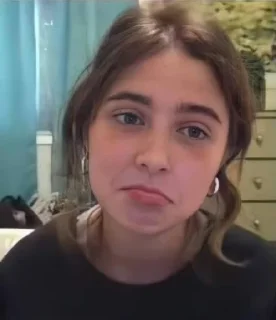 Sticker ☹️ Clairo @StickersByAnt