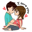 Video sticker 💑 Lovely Navo - Cute, Romantic Sticker pack