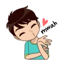 Video sticker 😘 Lovely Navo - Cute, Romantic Sticker pack