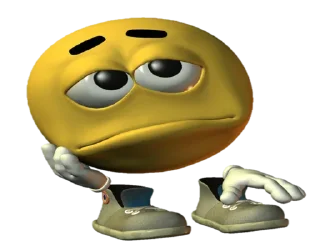 Telegram sticker 😔 Ultimate колобки для вашего ЭВМ