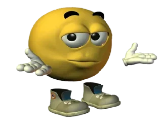 Telegram sticker 🤷‍♀ Ultimate колобки для вашего ЭВМ