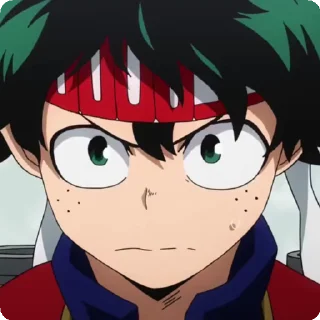 Video sticker 🤯 izuku by itsunux @StickersPackRobot