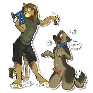 Video sticker 🦁 Lewd~ — @stckrRobot