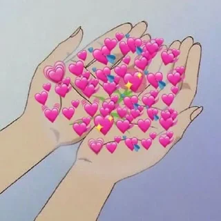 Телеграм стикер 💕 Hearts🥰