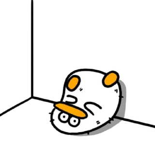 Telegram sticker 💬 오둥이 입니다만 9 By @KakaoEmoticon