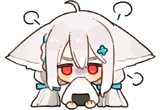 Telegram sticker 😠 桜田シロ @sakurada_shiro