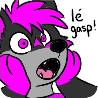 Telegram sticker 🫥 Raylin Wolfe