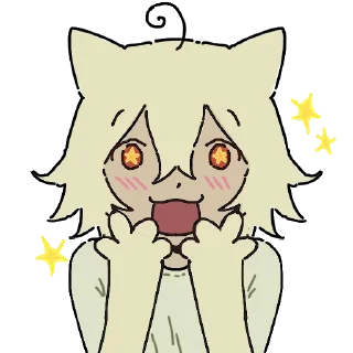 Telegram sticker 🤩 котячик