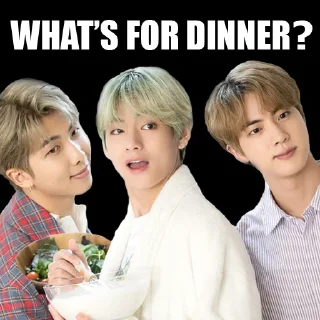 Telegram stiker 🍽 Awesome BTS Memes