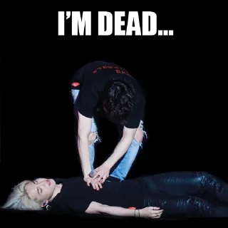Telegram stiker ⚰️ Awesome BTS Memes
